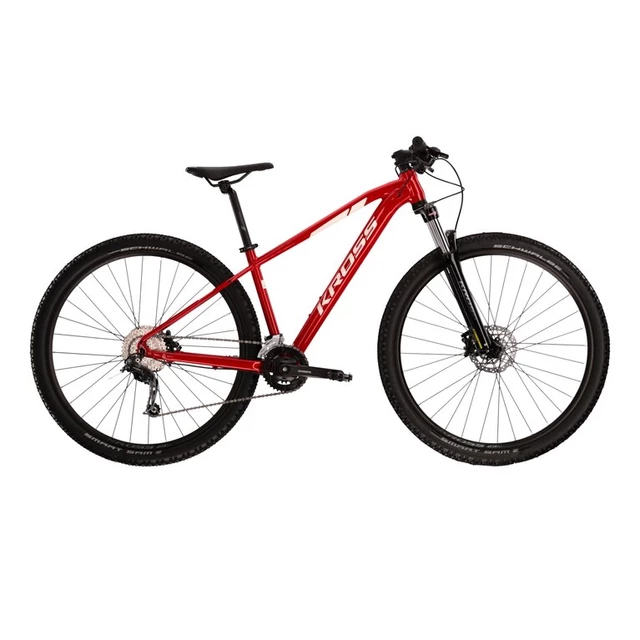 Horské kolo Kross Level 3.0 29" Gen 002 - šedá/černá - červená/bílá 2