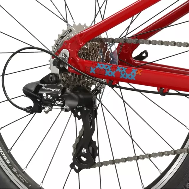 Odlehčené juniorské kolo Kross LEVEL JR 1.0 24" Gen 007 • 130-150 cm • 12 kg