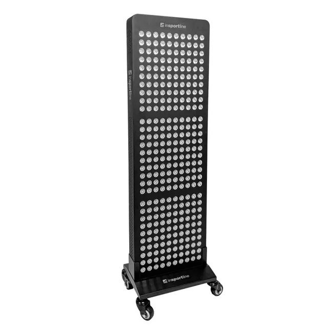 Stojan s kolečky pro infračervený LED panel inSPORTline Lustar - 2.jakost - černá