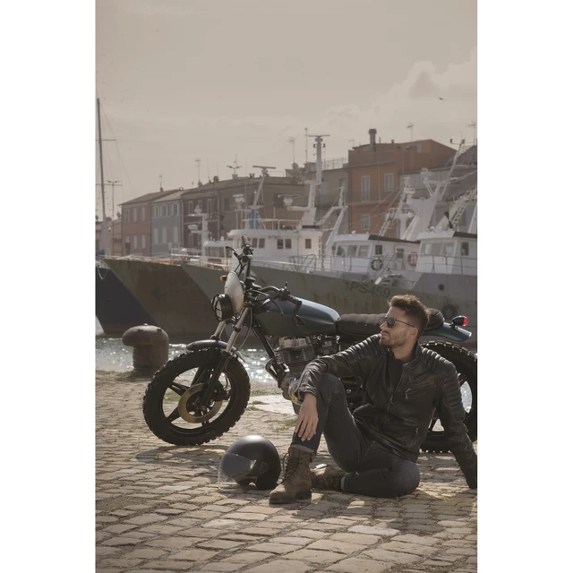 Pánské moto jeansy PMJ Legend Café Racer CE - 2.jakost - modrá