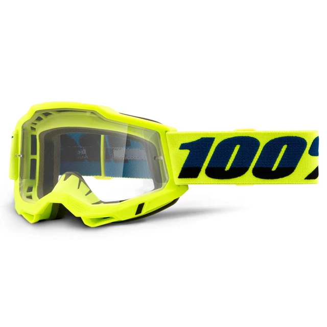 Motokrosové brýle 100% Accuri 2 - Scranton černá, čiré plexi