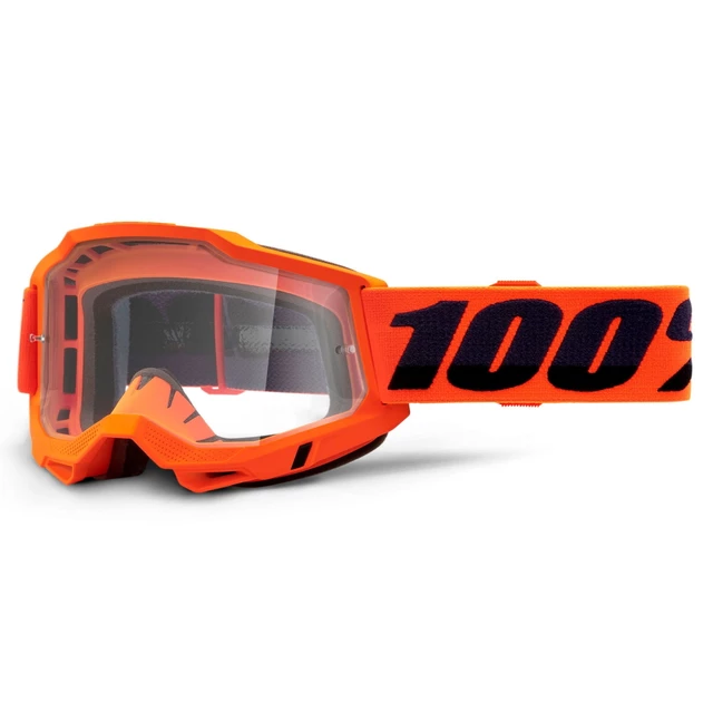 Motokrosové brýle 100% Accuri 2 - Scranton černá, čiré plexi