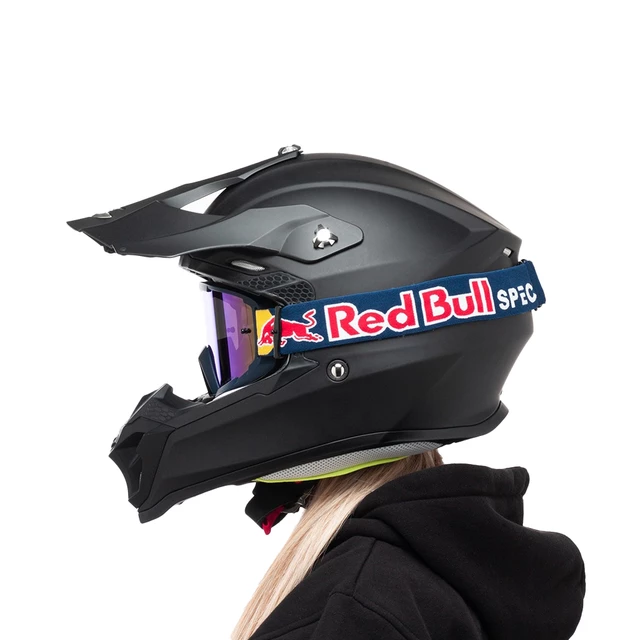 Motokrosové brýle RedBull Spect Whip, modré matné, plexi modré zrcadlové