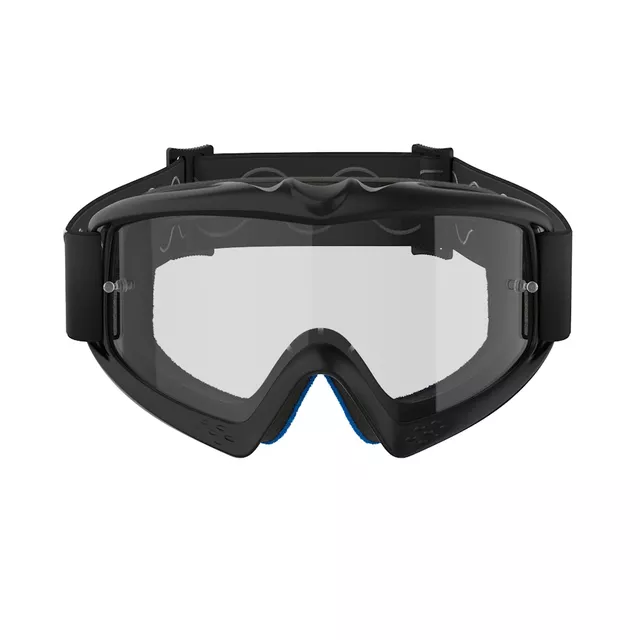 Dětské motokrosové brýle Alpinestars Vision Youth - Corp oranžová, čiré plexi