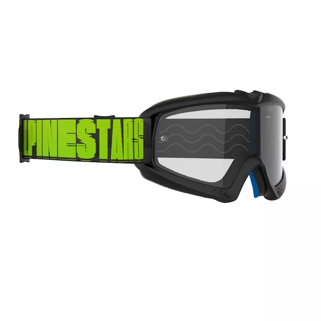 Dětské motokrosové brýle Alpinestars Vision Youth - Corp oranžová, čiré plexi