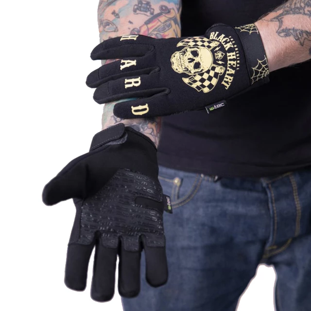 Moto rukavice W-TEC Black Heart Restarter - černá