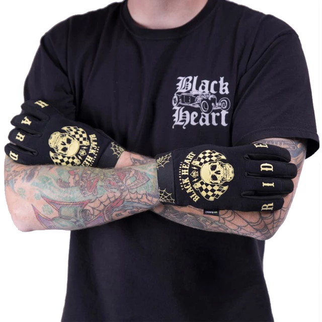 Moto rukavice W-TEC Black Heart Restarter - černá