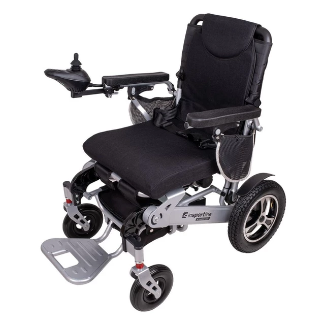 Elektrický invalidní vozík inSPORTline Hawkie Basic II • 500W • 27,75kg • do 130kg • až 24km dojezd - zelená