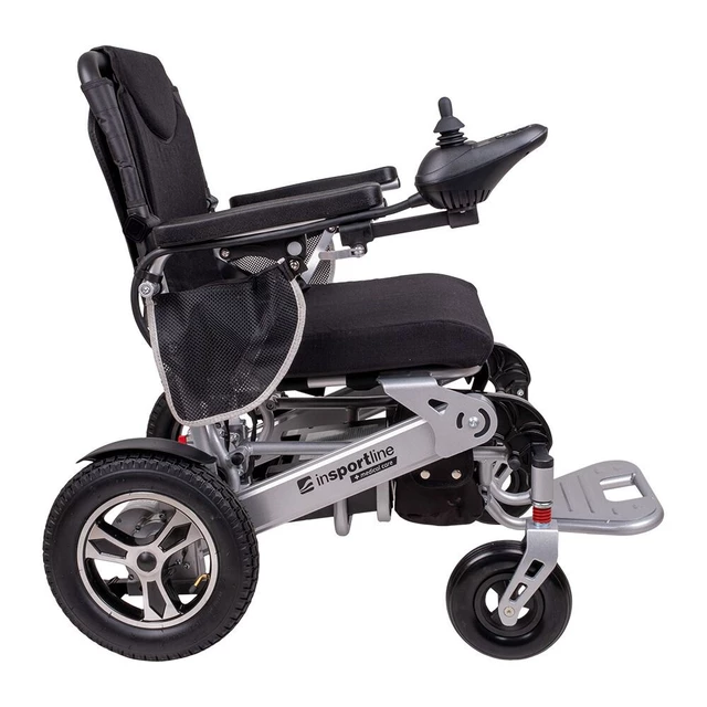 Elektrický invalidní vozík inSPORTline Hawkie Basic II • 500W • 27,75kg • do 130kg • až 24km dojezd - zelená