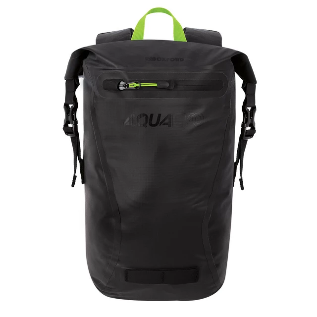 Vodotěsný batoh Oxford Aqua EVO Backpack 12l Black-Green - černá/žlutá fluo - černá/žlutá fluo