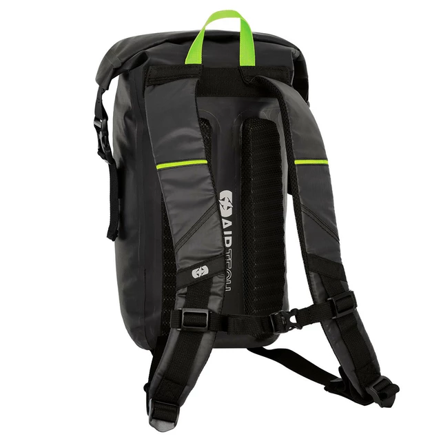 Vodotěsný batoh Oxford Aqua EVO Backpack 12l Black-Green - černá/žlutá fluo