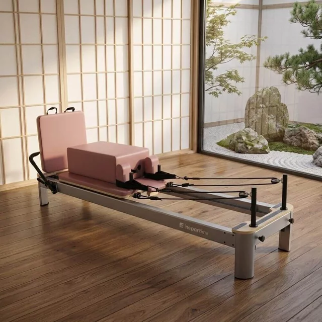 Pilates reformer inSPORTline Oquiler - růžová