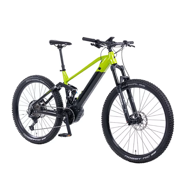 Horské celoodpružené elektrokolo Levit Svarog BF Overstep 630 29"/27,5" - Lime Black Pearl - Lime Black Pearl