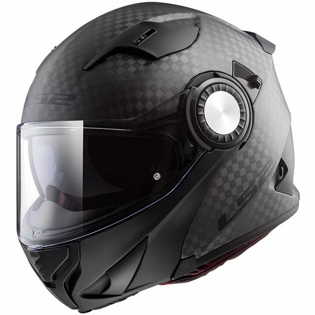 Výklopná přilba LS2 FF313 Vortex - 2.jakost - Solid Carbon - Solid Carbon