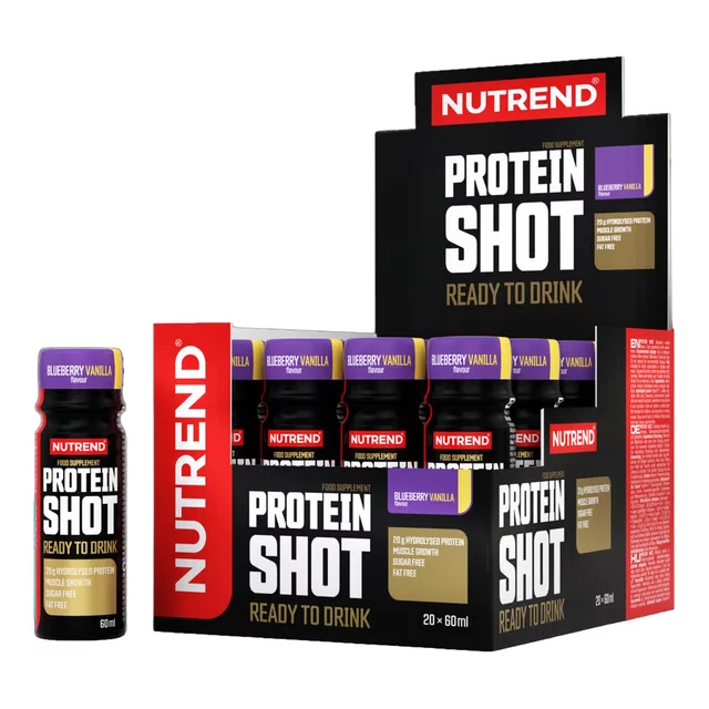 Hydrolyzovaný protein v shotu Nutrend Protein Shot 20x60ml