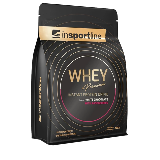 Protein inSPORTline WHEY Premium 700g - čokoláda s lískovými oříšky