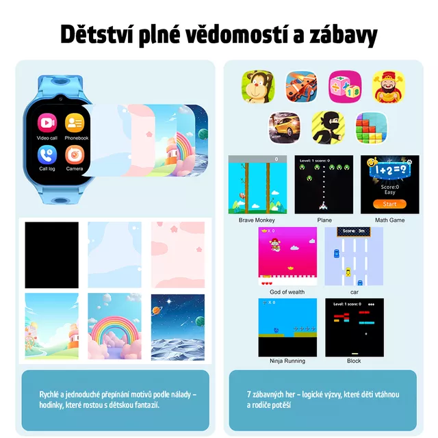 Dětské chytré hodinky inSPORTline Melino