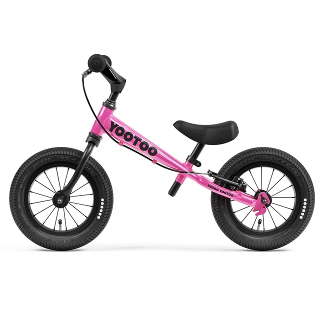 Odrážedlo Yedoo YooToo 12" - Green - Pink