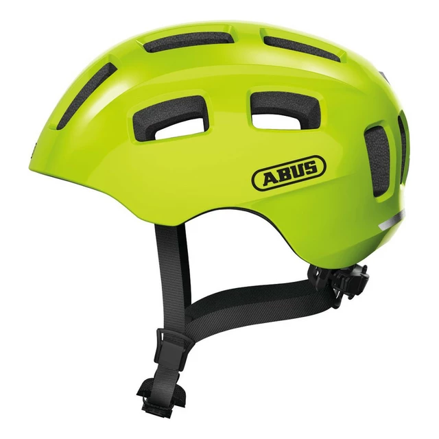 Dětská cyklo přilba Abus Youn-I 2.0 - Sparkling Pink - Signal Yellow