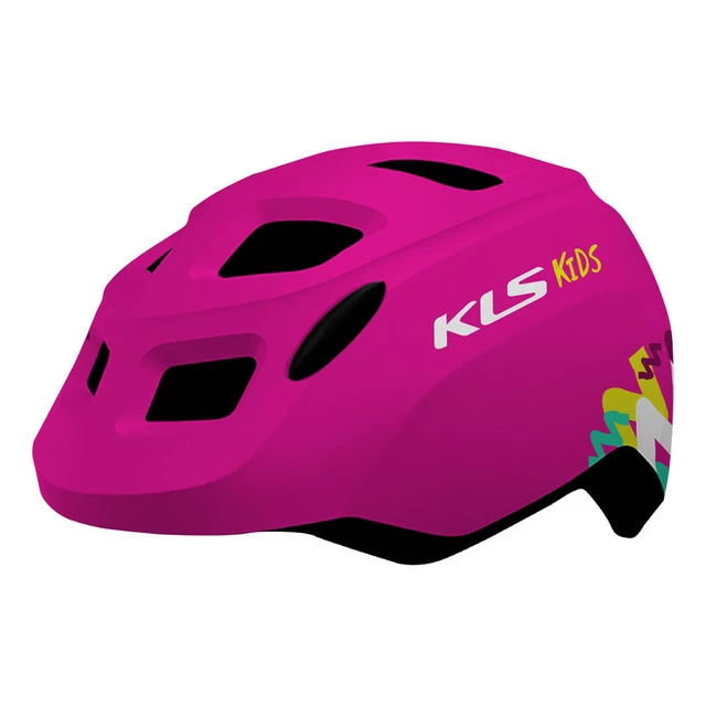 Dětská cyklo přilba Kellys Zigzag 022 - Purple - Pink