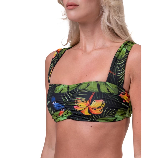 Dámský plavkový top Nebbia Miami Retro Top 553 - Jungle Green