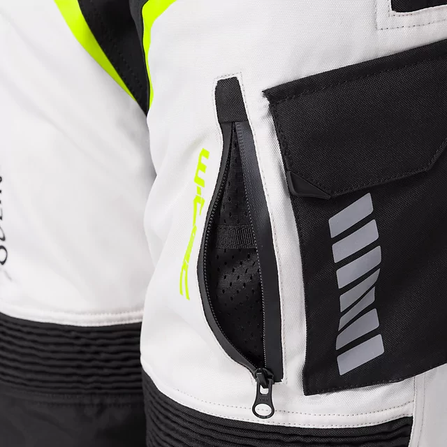 Dámské moto kalhoty W-TEC Warao Lady - černá-fluo