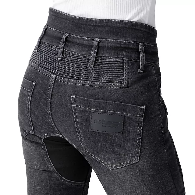 Dámské moto jeansy W-TEC Biterilla Eva Lady - černá
