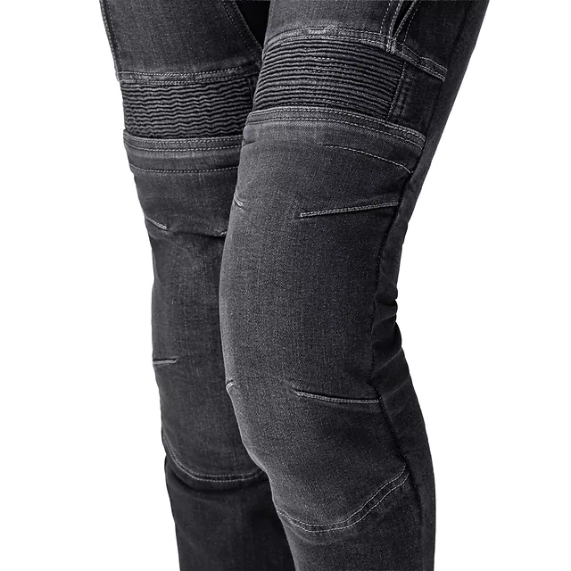 Dámské moto jeansy W-TEC Biterilla Eva Lady - černá