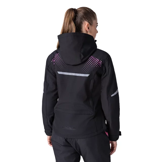Dámská softshellová moto bunda W-TEC Annorack Lady - černo-písková