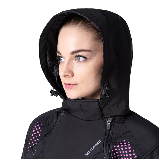 Dámská softshellová moto bunda W-TEC Annorack Lady - černo-písková
