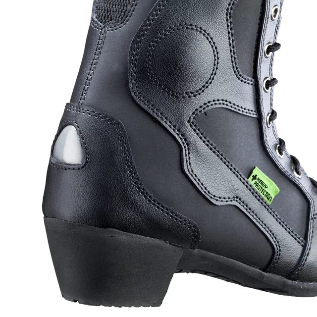 Dámské kožené moto boty W-TEC Jartalia - 2.jakost - černá