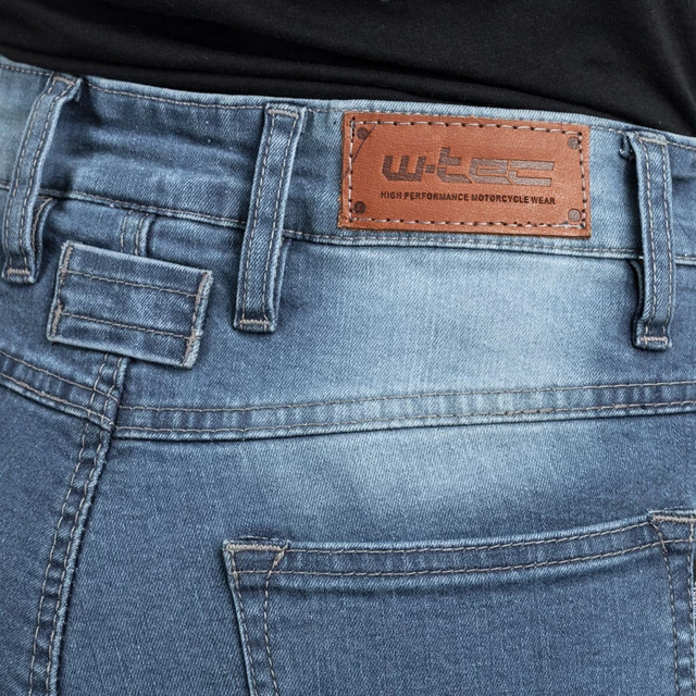 Dámské moto jeansy W-TEC Lustipa - modrá