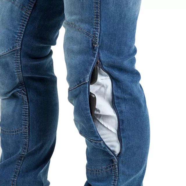 Dámské moto jeansy W-TEC Panimali - modrá