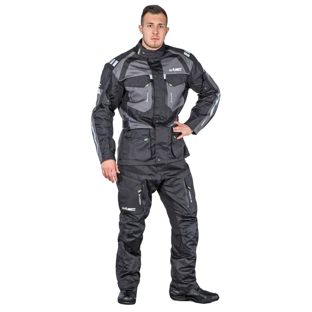 Pánské moto kalhoty W-TEC Kaluzza - černá