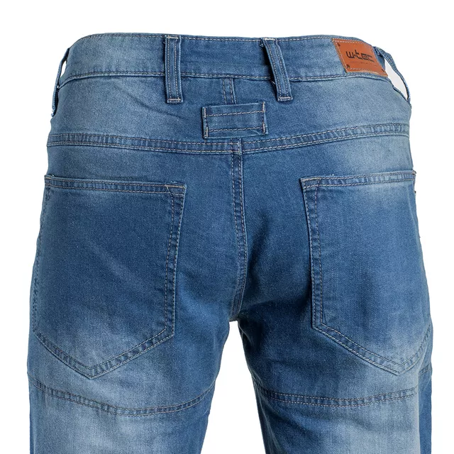 Pánské moto jeansy W-TEC Davosh - modrá