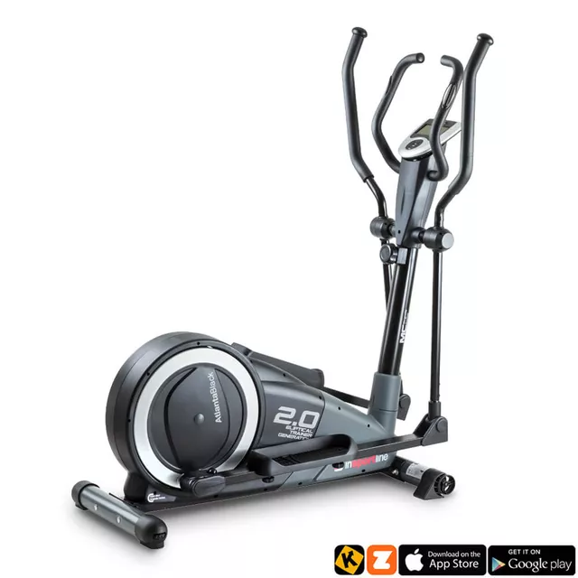 Eliptical inSPORTline Atlanta Black manuální