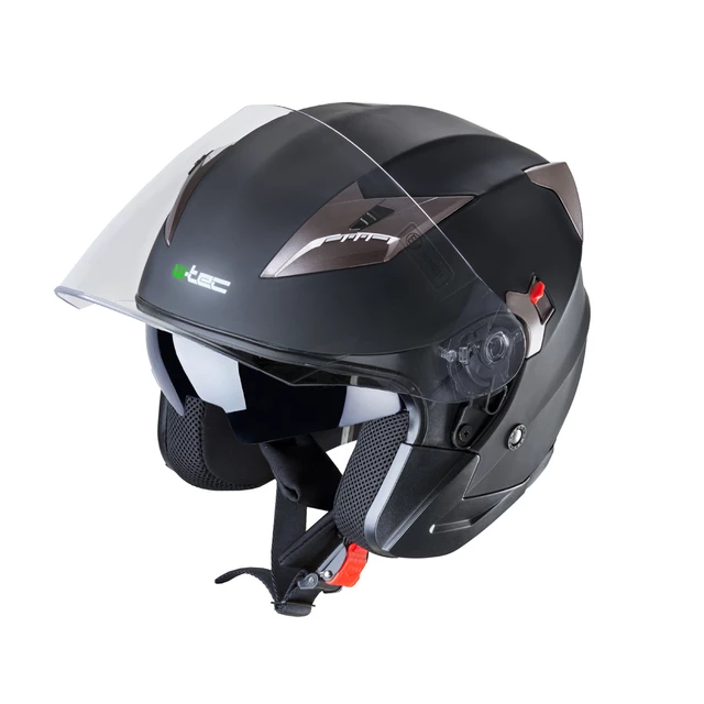 Moto přilba W-TEC Putta - černo-bronzová - matně černá-bronzová