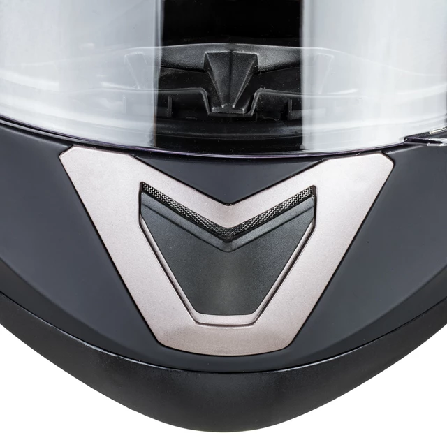 Výklopná moto přilba W-TEC Pezzon - bílo-bronzová