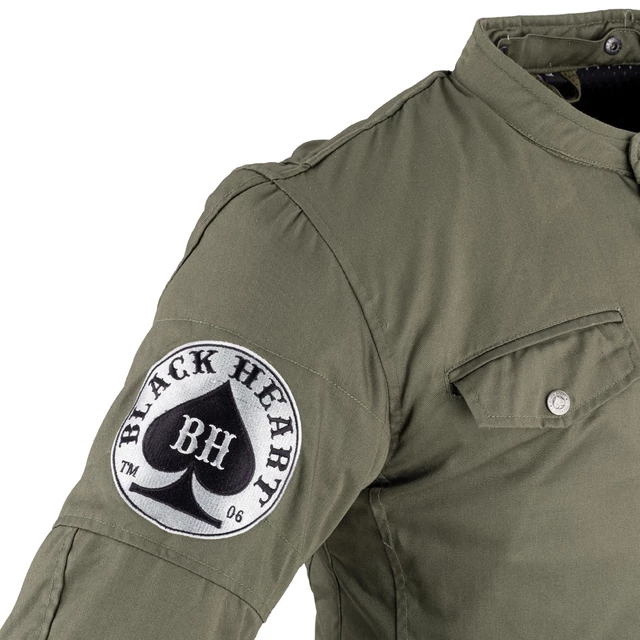 Pánská bunda W-TEC Black Heart Khaki Jacket s aramidem