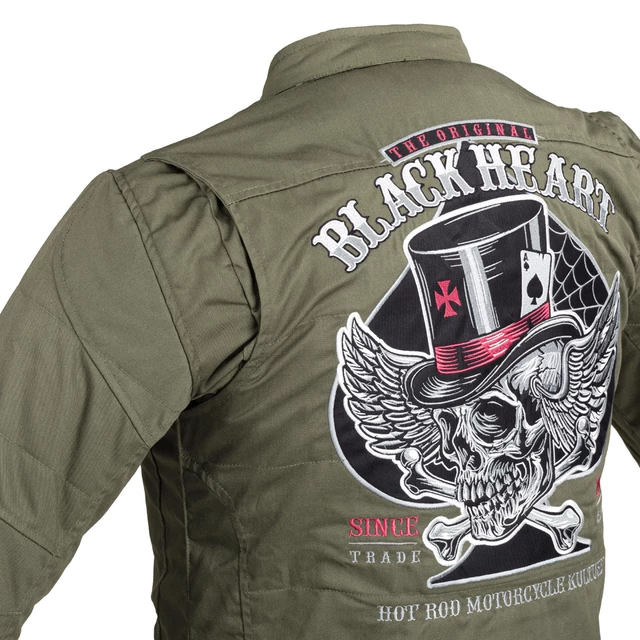 Pánská bunda W-TEC Black Heart Khaki Jacket s aramidem