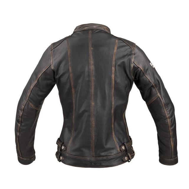 Dámská kožená moto bunda W-TEC Black Heart Lizza - 2.jakost - vintage hnědá