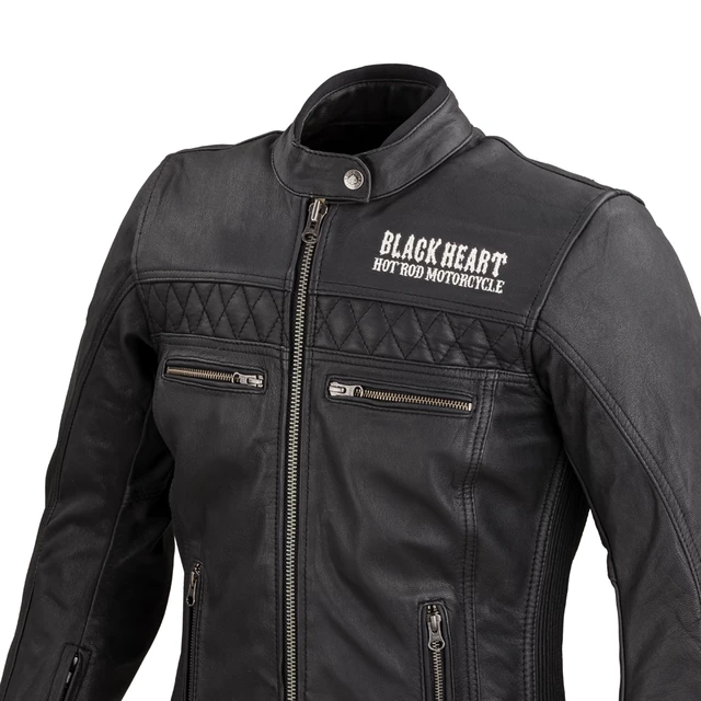 Dámská kožená moto bunda W-TEC Black Heart Raptura - 2.jakost