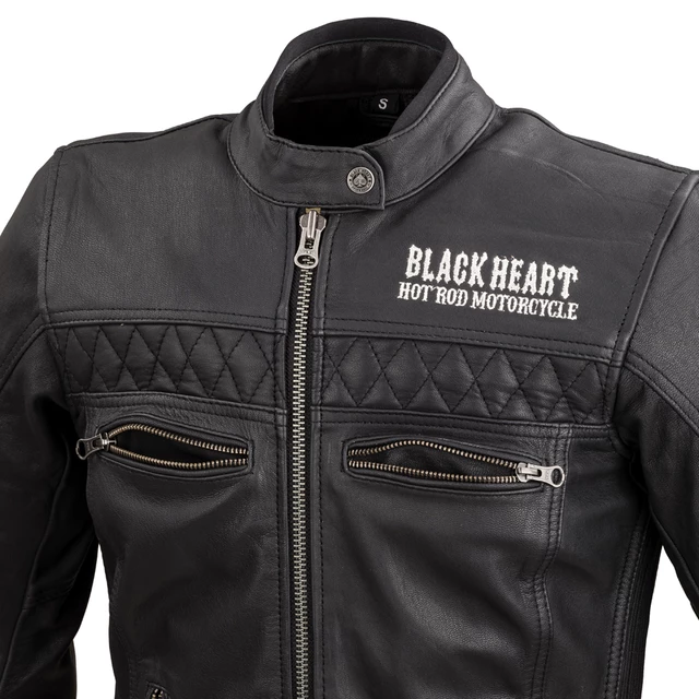 Dámská kožená moto bunda W-TEC Black Heart Raptura - 2.jakost