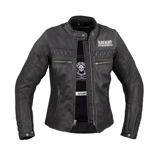 Dámská kožená moto bunda W-TEC Black Heart Raptura - 2.jakost