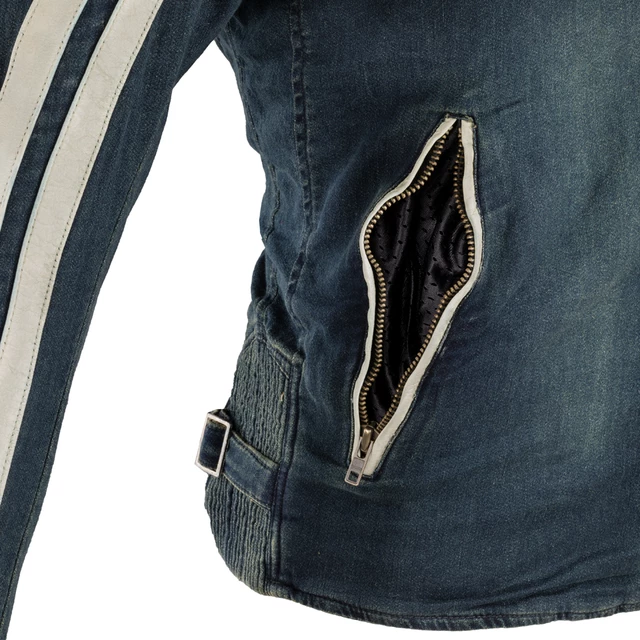 Pánská moto bunda W-TEC Wildone - 2.jakost - modrá