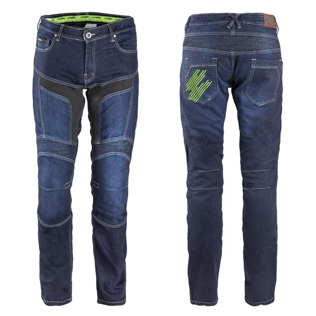 Pánské moto džíny W-TEC Alfred CE - modrá