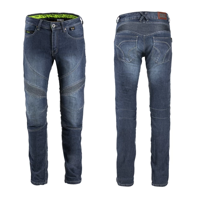 Pánské moto džíny W-TEC Oliver - modrá