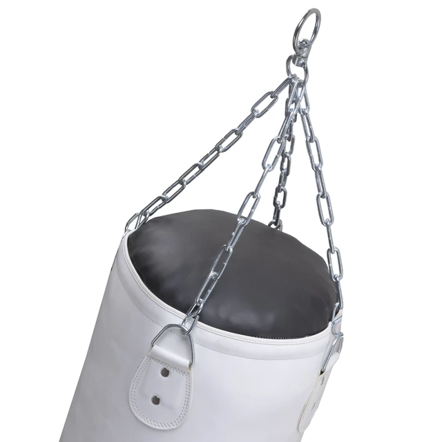 Boxovací pytel inSPORTline Robkin 35x150cm / 40kg - černo-bílá
