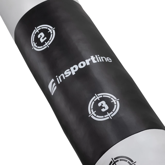 Boxovací pytel inSPORTline Robkin 35x150cm / 40kg - černo-bílá