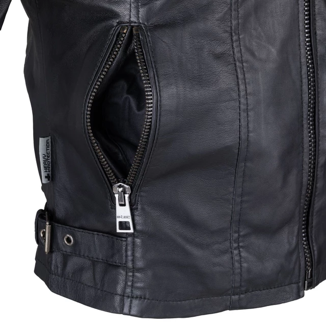 Dámská kožená bunda W-TEC Strass - 2.jakost